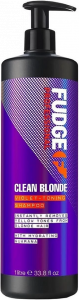 FUDGE CLEAN BLONDE VIOLET-TONING SHAMPOO POMP 1000 ML