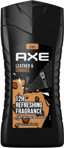 AXE LEATHER & COOKIES BODY WASH DOUCHEGEL TRAY 12 X 250 ML