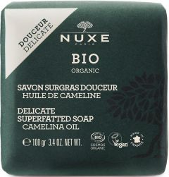 NUXE BIO ORGANIC DELICATE SUPERFATTED SOAP ZEEP WIKKEL 100 GRAM