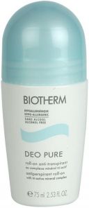 BIOTHERM DEO PURE ANTIPERSPIRANT ROLL-ON DEO ROLLER 75 ML