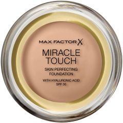 MAX FACTOR MIRACLE TOUCH 075 GOLDEN SKIN PERFECTING FOUNDATION POTJE 11,5 GRAM
