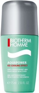 BIOTHERM HOMME AQUAPOWER ICE COOLING EFFECT ANTI-TRANSPIRANT DEO ROLLER 75 ML