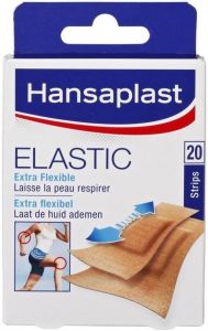 HANSAPLAST ELASTIC PLEISTERS DOOSJE 20 STUKS