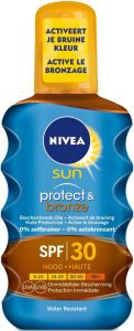 NIVEA SUN PROTECT & BRONZE SPF 30 OLIE ZONNEBRAND SPRAY 200 ML