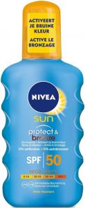 NIVEA SUN PROTECT & BRONZE SPF 50 ZONNEBRAND SPRAY 200 ML