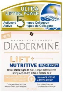 DIADERMINE LIFT+ NUTRITIVE ULTRA-VERSTEVIGENDE ANTI-RIMPEL NACHTCREME POT 50 ML