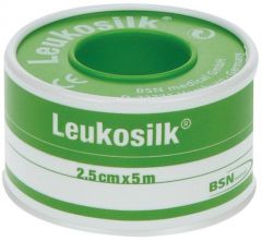 LEUKOSILK 2.5 CM X 5 M FIXATIEPLEISTER BLIK 1 STUK