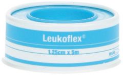 LEUKOFLEX 1.25CM X 5M HECHTPLEISTER BLIK 1 STUK