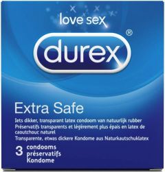 DUREX EXTRA SAFE CONDOOMS PAK 3 STUKS