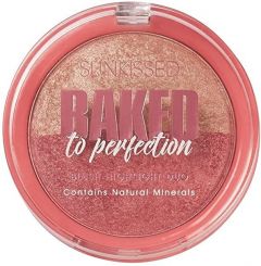 SUNKISSED BAKED TO PERFECTION BLUSH HIGHLIGHT DUO DOOSJE 17 GRAM