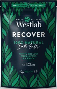 WESTLAB RECOVER WHITE WILLOW EUCALYPTUS & ARNICA BATH SALTS BADZOUT ZAK 1000 GRAM