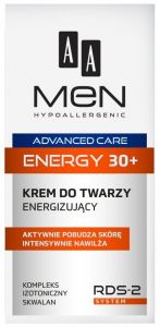 AA MEN ADVANCED CARE ENERGY 30+ GEZICHTSCREME POMP 50 ML