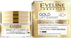 EVELINE GOLD LIFT EXPERT 40+ LUXURIOUS FIRMING CREAM SERUM GEZICHTSCREME POT 50 ML