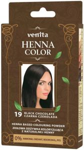 VENITA HENNA COLOR 19 BLACK CHOCOLATE HAARVERF DOOSJE 25 GRAM