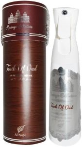 AFNAN HERITAGE COLLECTION TOUCH OF OUD AIR FRESHENER LUCHTVERFRISSER SPUITBUS 300 ML
