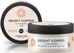 MARIA NILA COLOUR REFRESH HAIR MASK WITH COLORED PIGMENTS 7.40 BRIGHT COPPER POT 100 ML