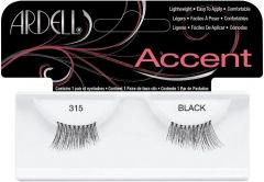 ARDELL ACCENT 315 BLACK LASHES NEPWIMPERS 1 PAAR
