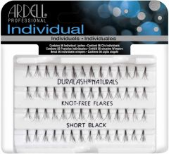 ARDELL INDIVIDUALS DURALASH KNOT-FREE FLARES SHORT BLACK NEPWIMPERS 56 STUKS