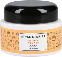 ALFAPARF STYLE STORIES STRONG HOLD GLOSSY POMADE POT 104 GRAM