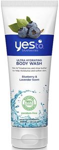 YES TO BLUEBERRIES BLUEBERRY & LAVENDER ULTRA HYDRATING BODY WASH DOUCHEGEL TUBE 280 ML