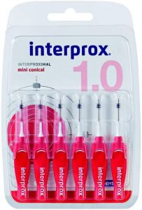 INTERPROX INTERPROXIMAL MINI CONICAL 2-4 MM TANDENRAGERS PAK 6 STUKS