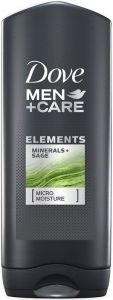 DOVE MEN+CARE ELEMENTS MINERALS + SAGE BODY AND FACE WASH DOUCHEGEL FLACON 400 ML