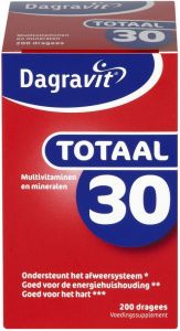 DAGRAVIT TOTAAL 30 DRAGEES VOEDINGSSUPPLEMENT POT 200 STUKS