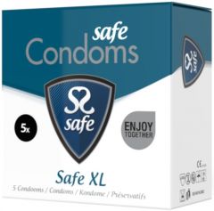 SAFE SAFE XL CONDOOMS DOOSJE 5 STUKS