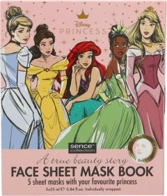 DISNEY FACE SHEET MASK BOOK SET 5 X 25 ML