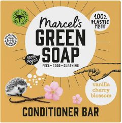 MARCEL'S GREEN SOAP VANILLA & CHERRY BLOSSOM CONDITIONER BAR 60 GRAM