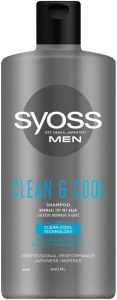 SYOSS MEN CLEAN & COOL SHAMPOO FLACON 440 ML