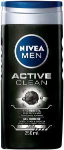 NIVEA MEN ACTIVE CLEAN SHOWER GEL DOUCHEGEL FLACON 250 ML