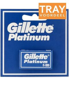 GILLETTE PLATINUM SCHEERMESJES TRAY 400 X 5 STUKS