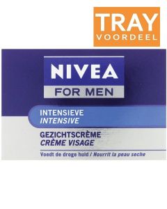 NIVEA FOR MEN INTENSIEVE GEZICHTSCREME TRAY 3 X 50 ML