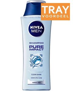 NIVEA MEN PURE CLEAN SHAMPOO TRAY 12 X 250 ML