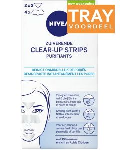 NIVEA ZUIVERENDE CLEAR-UP STRIPS TRAY 6 X 6 STUKS