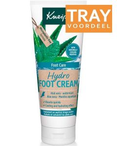 KNEIPP FOOT CARE HYDRO FOOT CREAM VOETCREME TRAY 6 X 75 ML