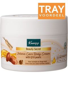 KNEIPP BEAUTY SECRET INTENSE CARE BODY CREAM WITH Q10 PEARLS BODYCREME TRAY 4 X 200 ML