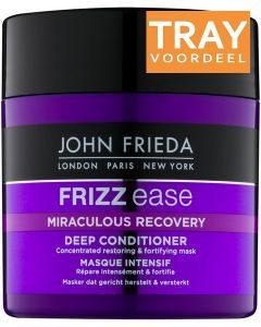 JOHN FRIEDA FRIZZ-EASE MIRACULOUS RECOVERY DEEP CONDITIONER MASQUE HAARMASKER TRAY 24 X 150 ML