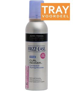 JOHN FRIEDA FRIZZ-EASE CURL REVIVER CORRECTIVE STYLING MOUSSE TRAY 4 X 200 ML