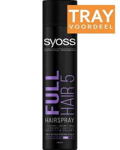 SYOSS FULL HAIR 5 HAIRSPRAY HAARLAK TRAY 6 X 400 ML