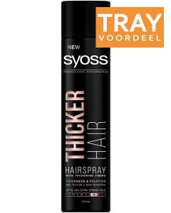 SYOSS THICKER HAIR HAARLAK TRAY 6 X 400 ML