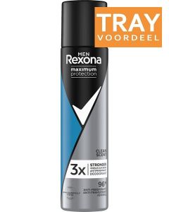 REXONA MEN CLEAN SCENT DEO SPRAY TRAY 6 X 100 ML