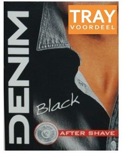 DENIM BLACK AFTER SHAVE TRAY 12 X 100 ML
