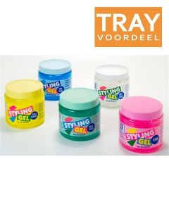 HEGRON STYLING GEL EXTRA STRONG (GEEL) TRAY 6 X 1000 ML