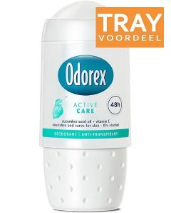 ODOREX ACTIVE CARE DEO ROLLER TRAY 6 X 50 ML
