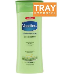 VASELINE INTENSIVE CARE ALOE SOOTHE BODYLOTION TRAY 6 X 400 ML