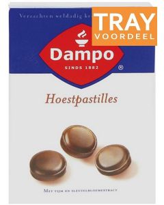 DAMPO HOESTPASTILLES TRAY 72 X 24 STUKS