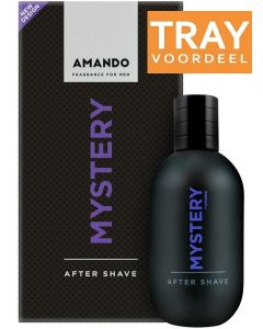 AMANDO MYSTERY AFTER SHAVE TRAY 6 X 100 ML