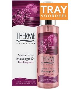 THERME SKINCARE MYSTIC ROSE MASSAGE OIL OLIE SPRAY TRAY 6 X 125 ML